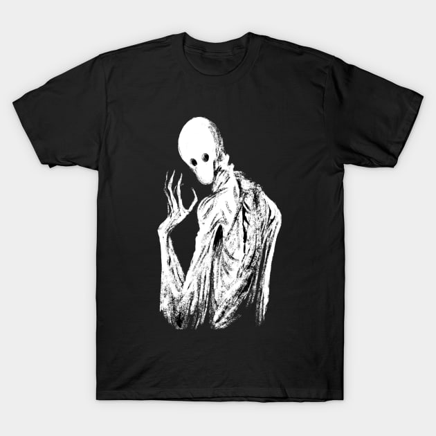 Skin Ghost T-Shirt by SlimySwampGhost